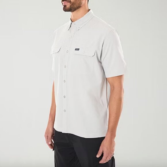 Smiths Workwear Quick Dry Performance Mens Fit Big and Tall Shirt, Sz 4XB , Gray - Picture 4 of 4